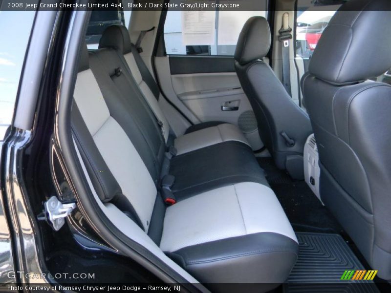 Black / Dark Slate Gray/Light Graystone 2008 Jeep Grand Cherokee Limited 4x4