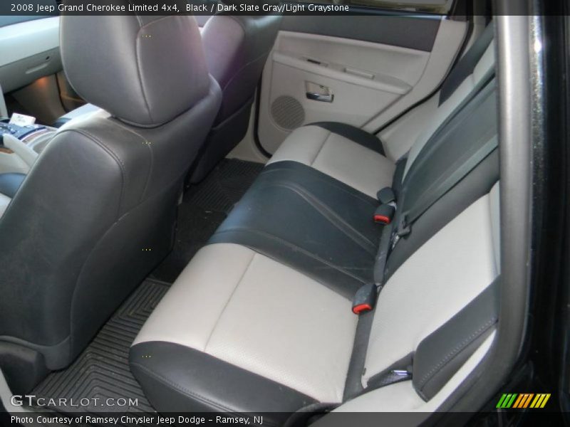 Black / Dark Slate Gray/Light Graystone 2008 Jeep Grand Cherokee Limited 4x4