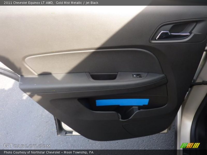 Gold Mist Metallic / Jet Black 2011 Chevrolet Equinox LT AWD