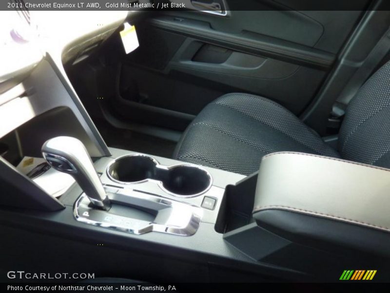 Gold Mist Metallic / Jet Black 2011 Chevrolet Equinox LT AWD