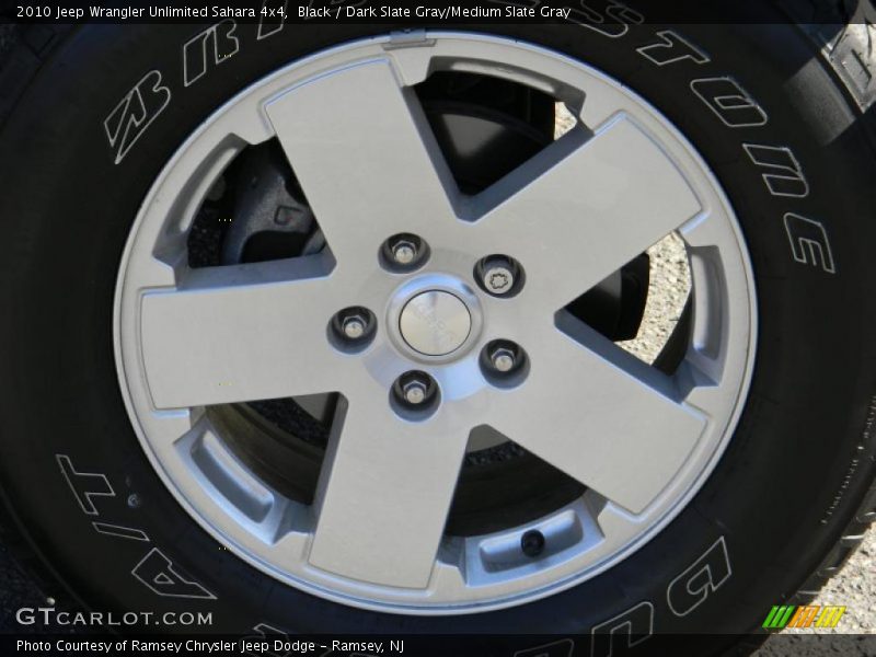 Black / Dark Slate Gray/Medium Slate Gray 2010 Jeep Wrangler Unlimited Sahara 4x4