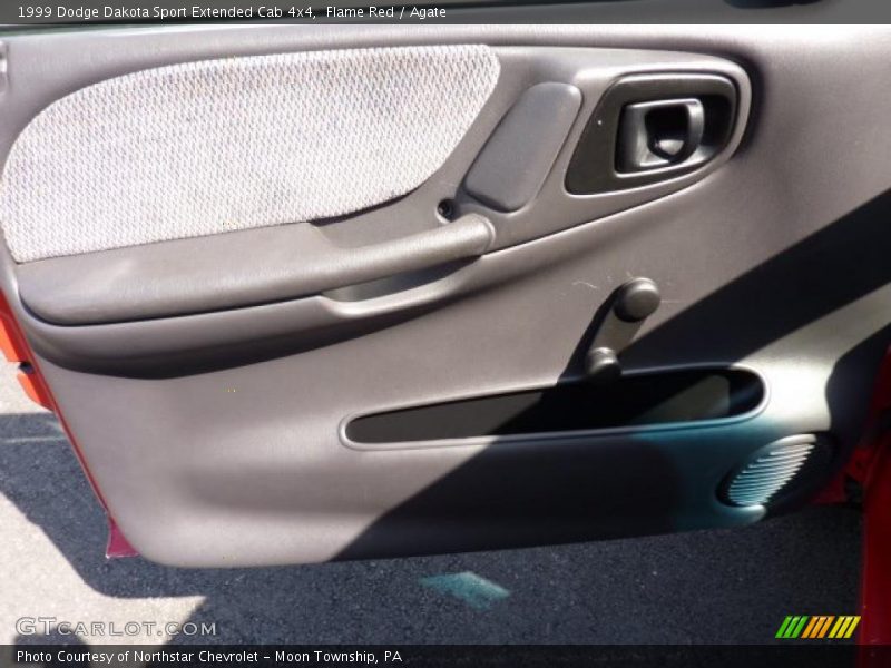 Flame Red / Agate 1999 Dodge Dakota Sport Extended Cab 4x4