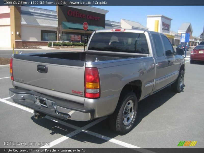 Pewter Metallic / Graphite 1999 GMC Sierra 1500 SLE Extended Cab