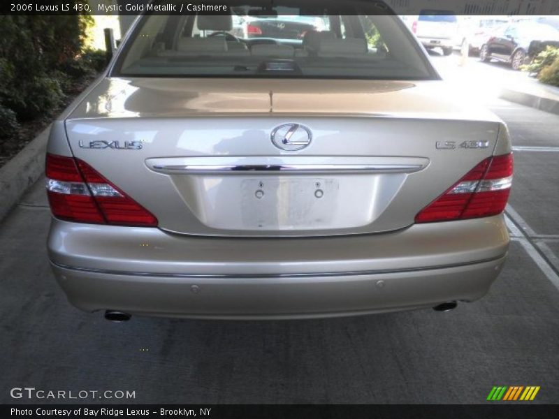 Mystic Gold Metallic / Cashmere 2006 Lexus LS 430