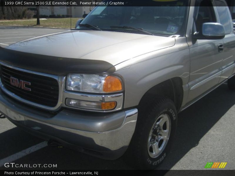 Pewter Metallic / Graphite 1999 GMC Sierra 1500 SLE Extended Cab
