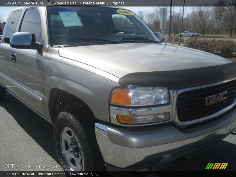 Pewter Metallic / Graphite 1999 GMC Sierra 1500 SLE Extended Cab