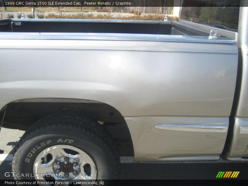 Pewter Metallic / Graphite 1999 GMC Sierra 1500 SLE Extended Cab