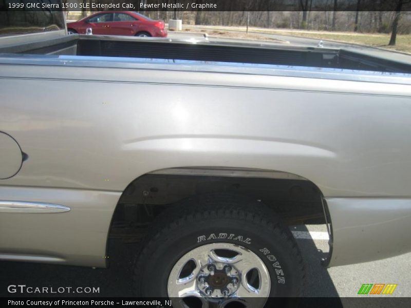 Pewter Metallic / Graphite 1999 GMC Sierra 1500 SLE Extended Cab