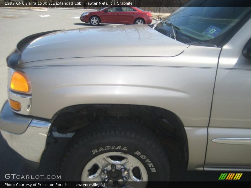 Pewter Metallic / Graphite 1999 GMC Sierra 1500 SLE Extended Cab