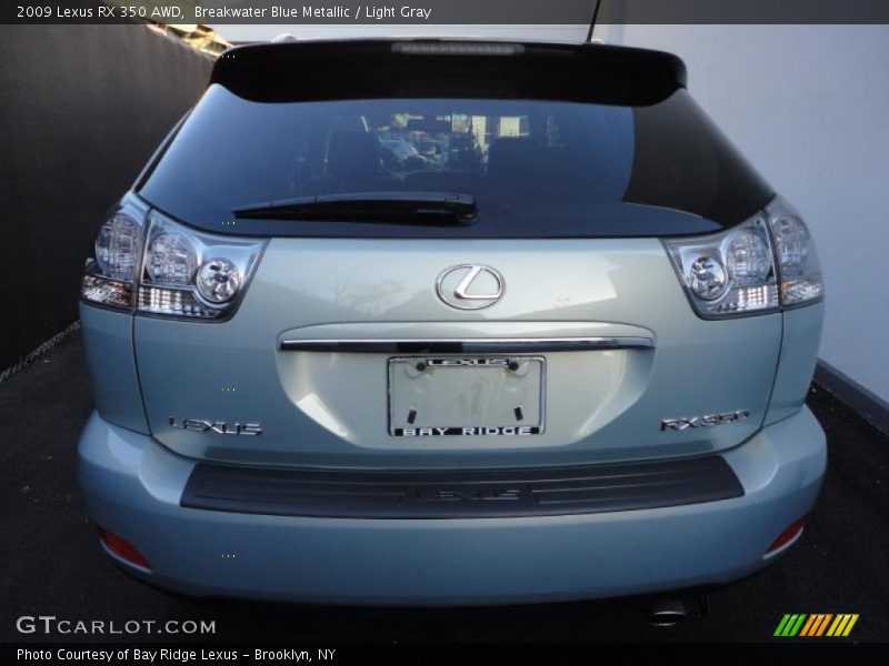 Breakwater Blue Metallic / Light Gray 2009 Lexus RX 350 AWD