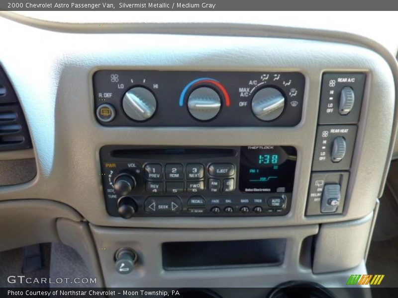 Controls of 2000 Astro Passenger Van