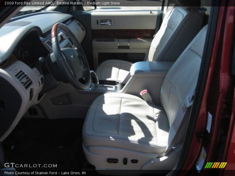 Redfire Metallic / Medium Light Stone 2009 Ford Flex Limited AWD