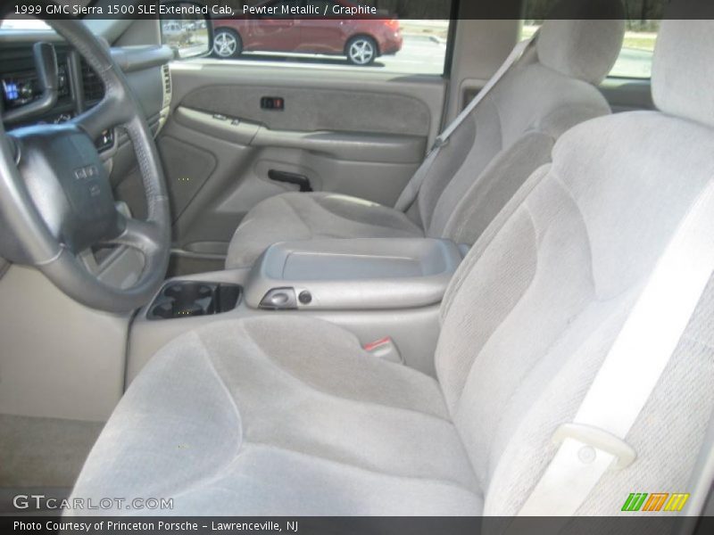Pewter Metallic / Graphite 1999 GMC Sierra 1500 SLE Extended Cab