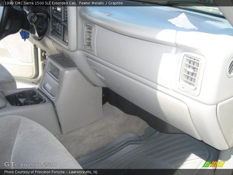 Pewter Metallic / Graphite 1999 GMC Sierra 1500 SLE Extended Cab