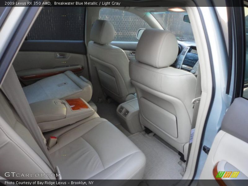 Breakwater Blue Metallic / Light Gray 2009 Lexus RX 350 AWD
