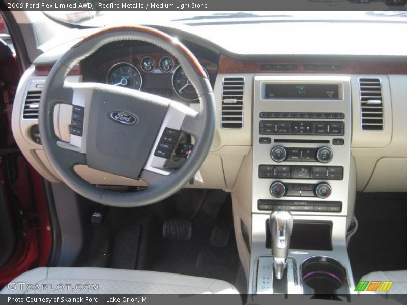Redfire Metallic / Medium Light Stone 2009 Ford Flex Limited AWD