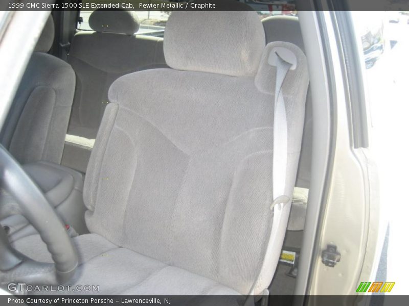 Pewter Metallic / Graphite 1999 GMC Sierra 1500 SLE Extended Cab