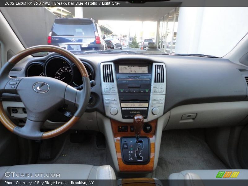 Breakwater Blue Metallic / Light Gray 2009 Lexus RX 350 AWD