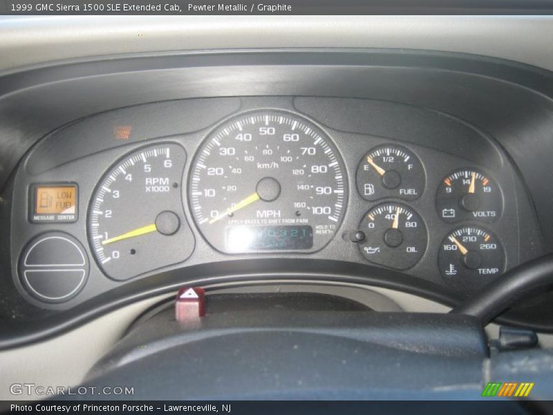 Pewter Metallic / Graphite 1999 GMC Sierra 1500 SLE Extended Cab