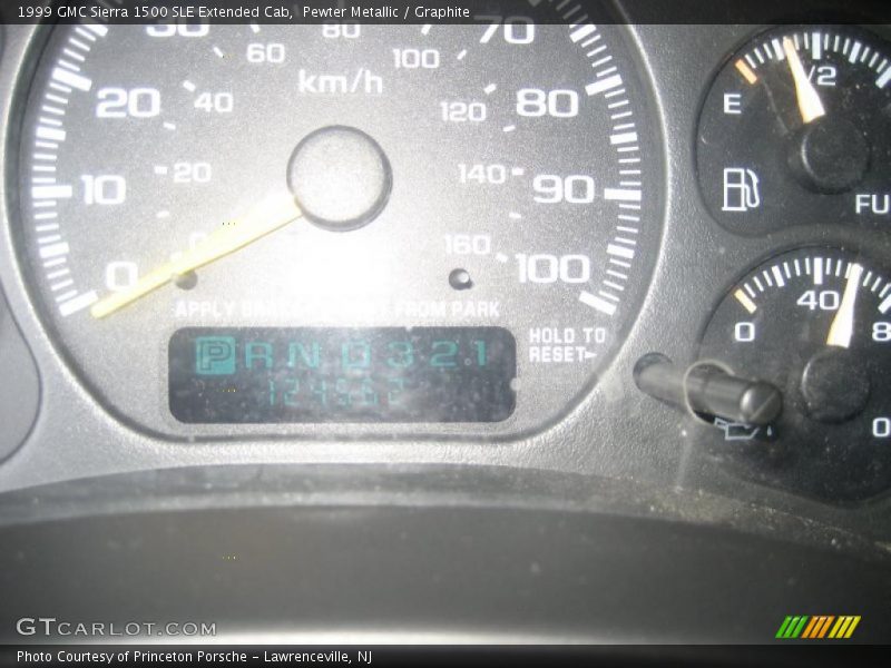 Pewter Metallic / Graphite 1999 GMC Sierra 1500 SLE Extended Cab