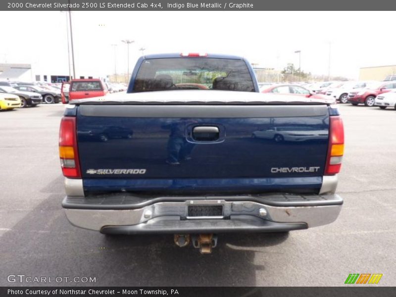 Indigo Blue Metallic / Graphite 2000 Chevrolet Silverado 2500 LS Extended Cab 4x4