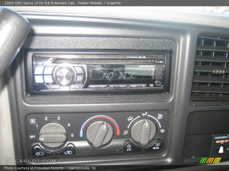 Pewter Metallic / Graphite 1999 GMC Sierra 1500 SLE Extended Cab