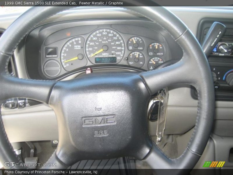 Pewter Metallic / Graphite 1999 GMC Sierra 1500 SLE Extended Cab