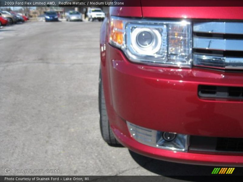 Redfire Metallic / Medium Light Stone 2009 Ford Flex Limited AWD