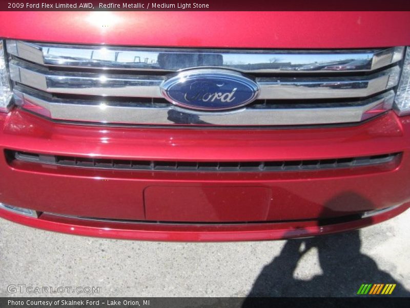 Redfire Metallic / Medium Light Stone 2009 Ford Flex Limited AWD