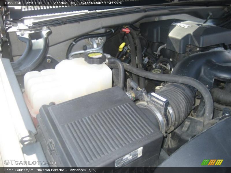 Pewter Metallic / Graphite 1999 GMC Sierra 1500 SLE Extended Cab