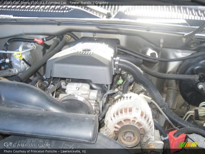 Pewter Metallic / Graphite 1999 GMC Sierra 1500 SLE Extended Cab