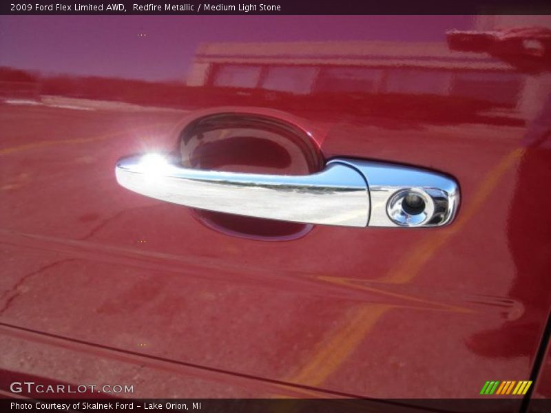 Redfire Metallic / Medium Light Stone 2009 Ford Flex Limited AWD
