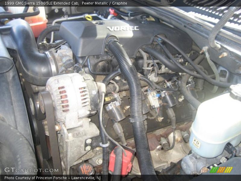 Pewter Metallic / Graphite 1999 GMC Sierra 1500 SLE Extended Cab