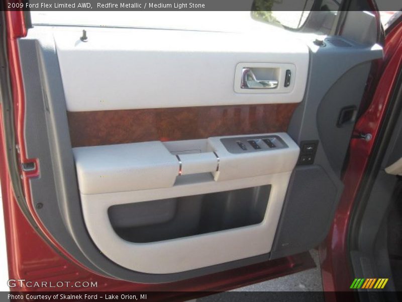 Redfire Metallic / Medium Light Stone 2009 Ford Flex Limited AWD
