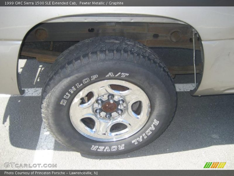 Pewter Metallic / Graphite 1999 GMC Sierra 1500 SLE Extended Cab