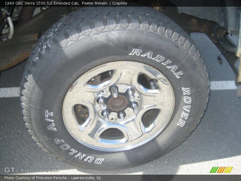 Pewter Metallic / Graphite 1999 GMC Sierra 1500 SLE Extended Cab