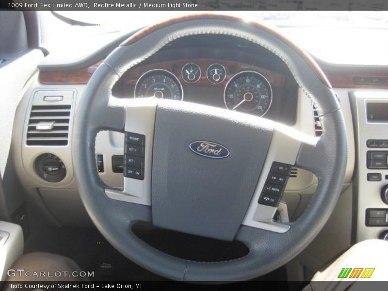Redfire Metallic / Medium Light Stone 2009 Ford Flex Limited AWD