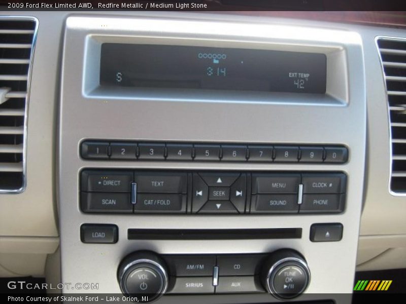 Redfire Metallic / Medium Light Stone 2009 Ford Flex Limited AWD