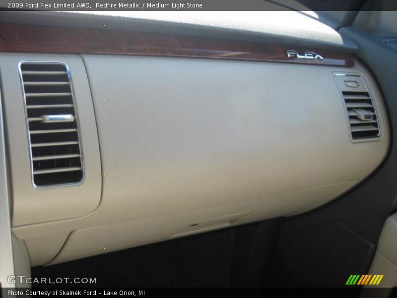 Redfire Metallic / Medium Light Stone 2009 Ford Flex Limited AWD