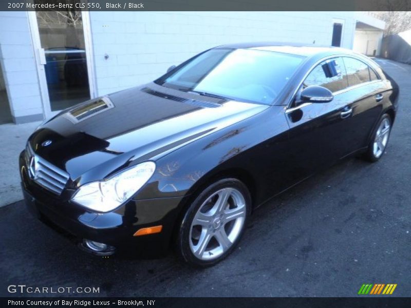 Black / Black 2007 Mercedes-Benz CLS 550