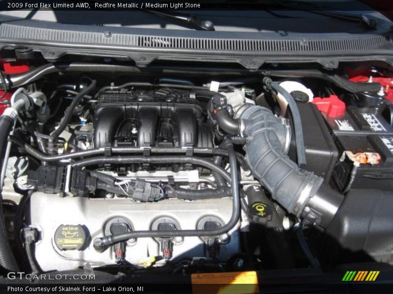 Redfire Metallic / Medium Light Stone 2009 Ford Flex Limited AWD