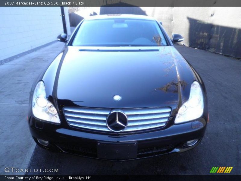 Black / Black 2007 Mercedes-Benz CLS 550