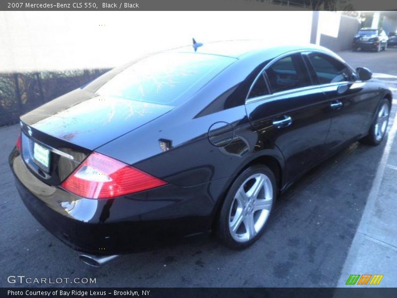 Black / Black 2007 Mercedes-Benz CLS 550