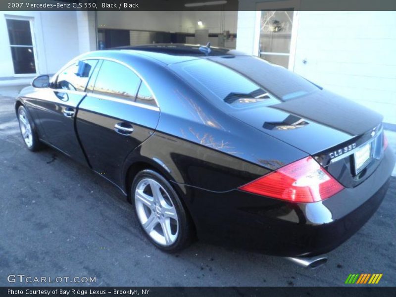 Black / Black 2007 Mercedes-Benz CLS 550