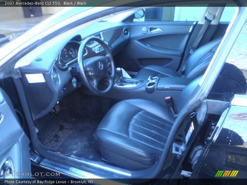 Black / Black 2007 Mercedes-Benz CLS 550