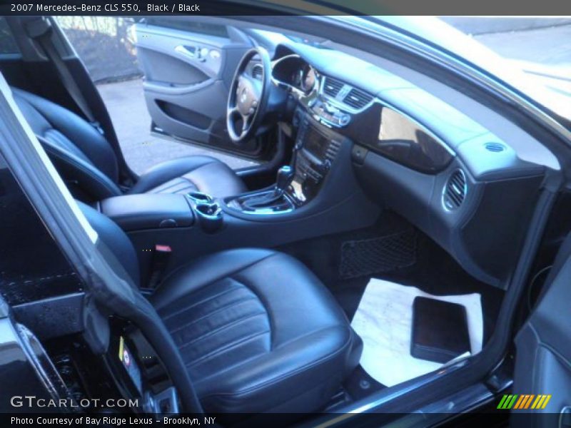 Black / Black 2007 Mercedes-Benz CLS 550