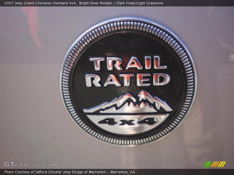  2007 Grand Cherokee Overland 4x4 Logo
