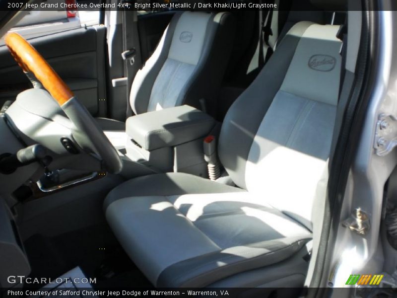  2007 Grand Cherokee Overland 4x4 Dark Khaki/Light Graystone Interior
