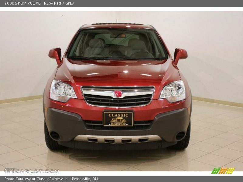 Ruby Red / Gray 2008 Saturn VUE XE