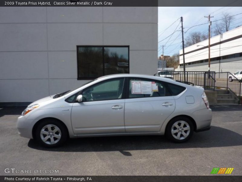 Classic Silver Metallic / Dark Gray 2009 Toyota Prius Hybrid